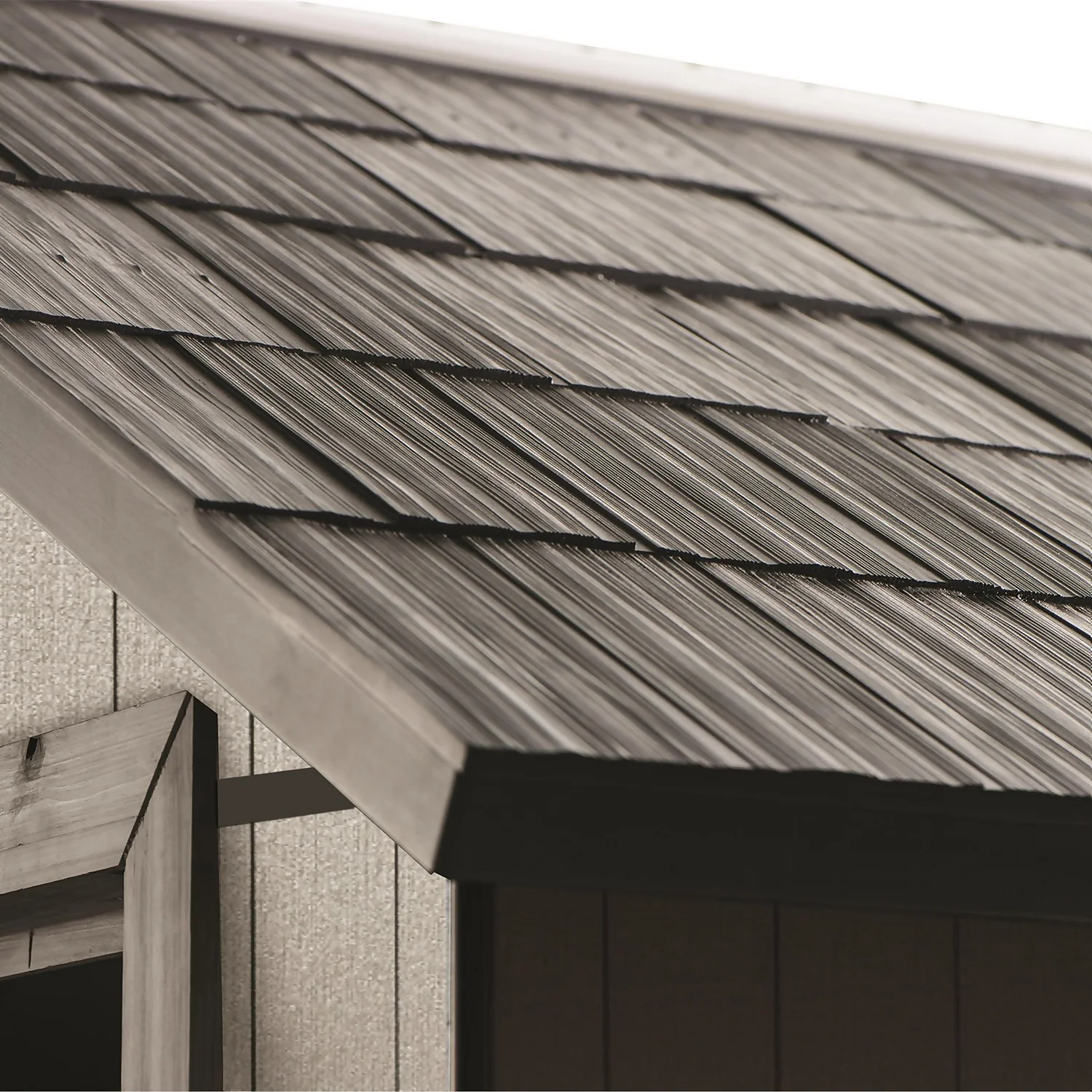 Keter Oakland 7.5 X 9ft Outdoor Garden Apex Storage Shed - Grey 6 Keter Oakland 7.5 X 9ft Outdoor Garden Apex Storage Shed - Grey - Image 6