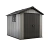 Keter Oakland 7.5 X 9ft Outdoor Garden Apex Storage Shed - Grey