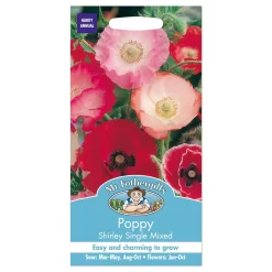 Mr. Fothergill's Poppy Shirley Single Mixed Seeds
