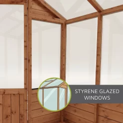 Country Living Southwell 8 X 4ft Premium Lean Too Greenhouse Painted + Installation - Aurora Green 9 Country Living Southwell 8 X 4ft Premium Lean Too Greenhouse Painted + Installation - Aurora Green -Garden Tool Store 12876030 1595004010735212