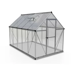 Palram Canopia Hybrid 6 X 10ft Silver Greenhouse