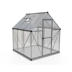 Palram Canopia Hybrid 6 X 6ft Silver Greenhouse
