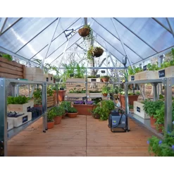 Palram Canopia Hybrid 6 X 6ft Silver Greenhouse 8 Palram Canopia Hybrid 6 X 6ft Silver Greenhouse -Garden Tool Store 12877510 9514853165976147