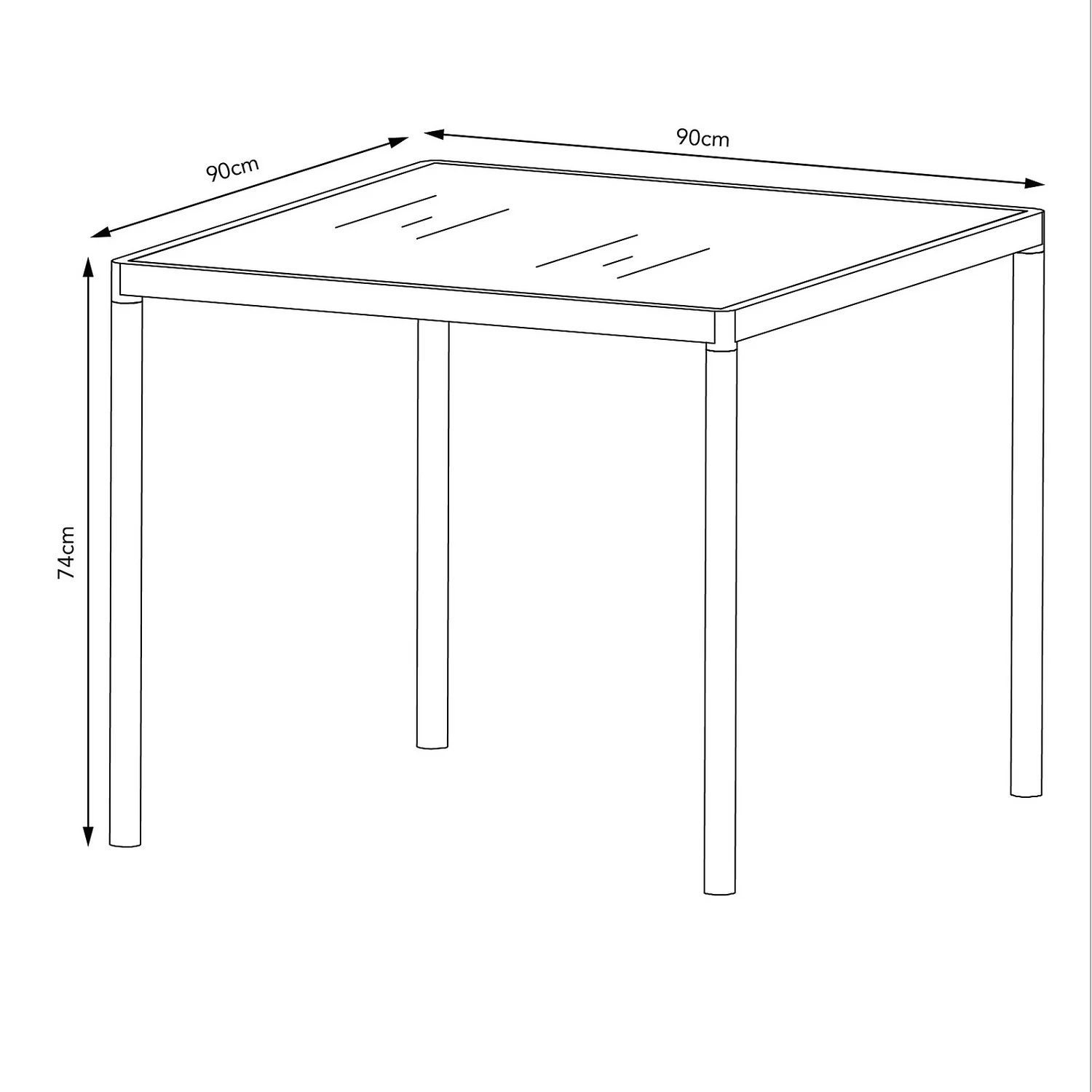 Bambrick 4 Seater Garden Dining Set 7 Bambrick 4 Seater Garden Dining Set - Image 7
