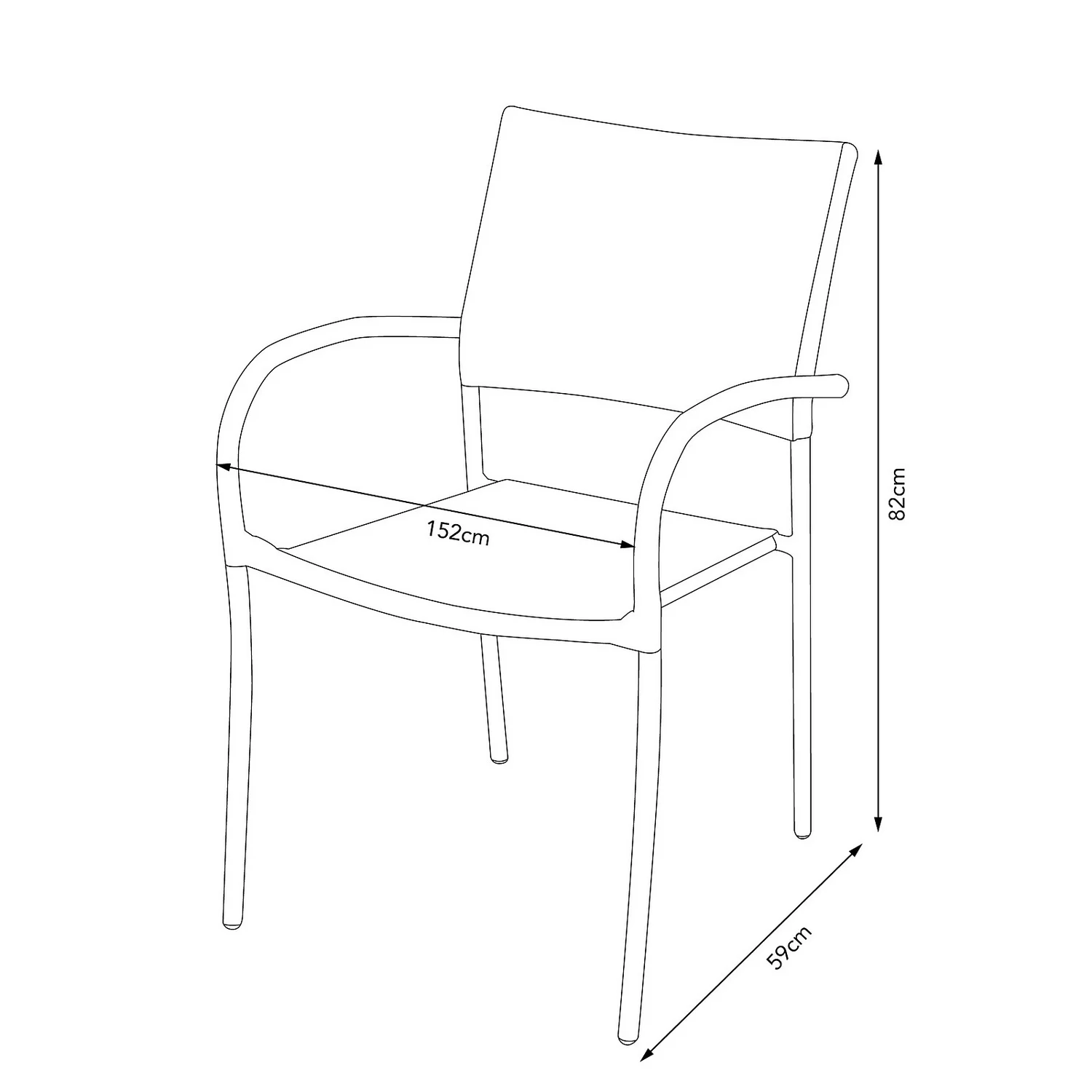Bambrick 4 Seater Garden Dining Set 8 Bambrick 4 Seater Garden Dining Set - Image 8