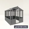 Country Living Kelham 8 X 6ft Traditional Greenhouse Painted + Installation - Thorpe Towers