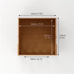 Country Living Hawksworth 8 X 8ft Summerhouse Painted + Installation - Aurora Green 15 Country Living Hawksworth 8 X 8ft Summerhouse Painted + Installation - Aurora Green -Garden Tool Store 12881687 1005025527410497