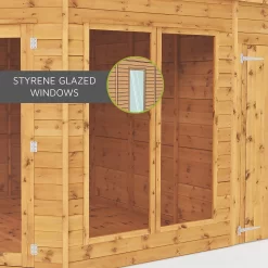 Country Living Hawksworth 8 X 8ft Summerhouse Painted + Installation - Aurora Green 11 Country Living Hawksworth 8 X 8ft Summerhouse Painted + Installation - Aurora Green -Garden Tool Store 12881687 1285025527235093