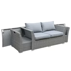 Bambrick 6 Seater Grey Rattan Garden Sofa Set 13 Bambrick 6 Seater Grey Rattan Garden Sofa Set -Garden Tool Store 12882317 1094867708057269