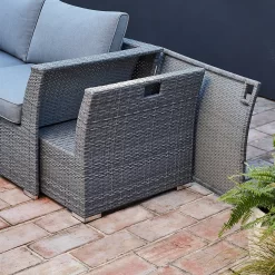 Bambrick 6 Seater Grey Rattan Garden Sofa Set 12 Bambrick 6 Seater Grey Rattan Garden Sofa Set -Garden Tool Store 12882317 1254931176778175