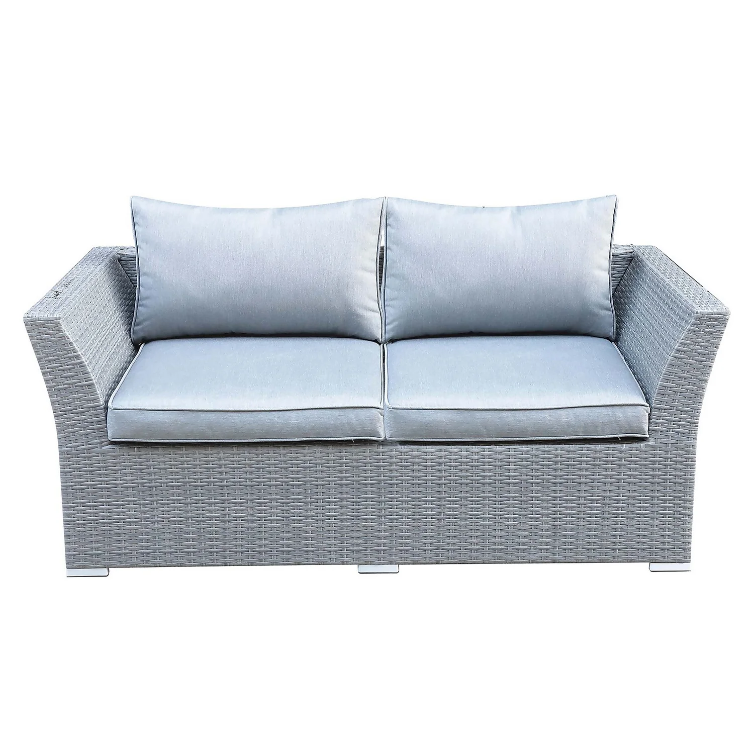 Bambrick 6 Seater Grey Rattan Garden Sofa Set 5 Bambrick 6 Seater Grey Rattan Garden Sofa Set - Image 5
