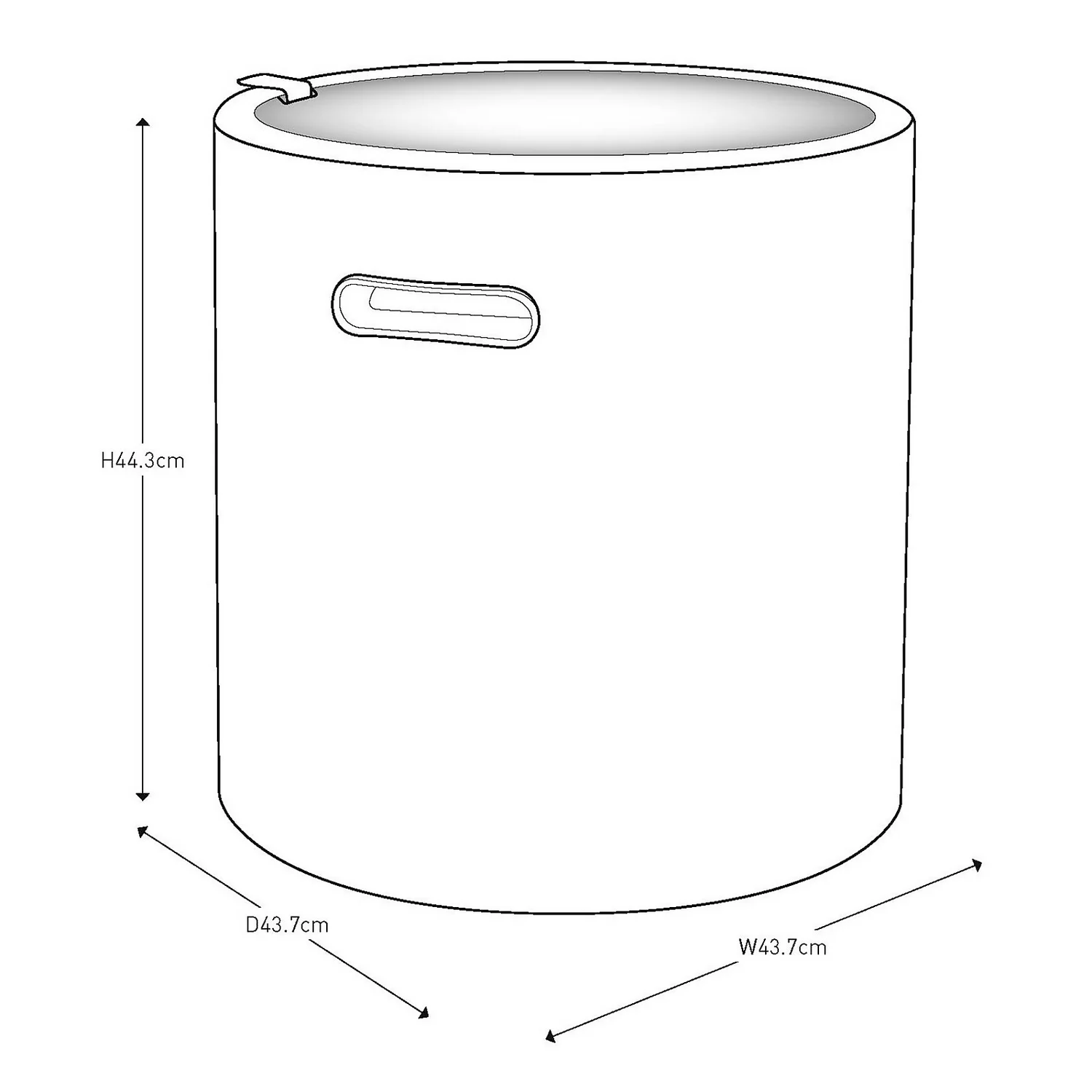 Keter Cool Stool Outdoor Ice Cooler Table 39L - Graphite 7 Keter Cool Stool Outdoor Ice Cooler Table 39L - Graphite - Image 7