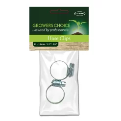 None 0.5in To 0.75in Hose Clips 12 18mm Pack2