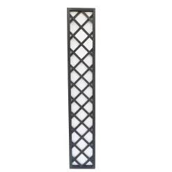 1.8m X 30cm Wooden Trellis Panel - Grey