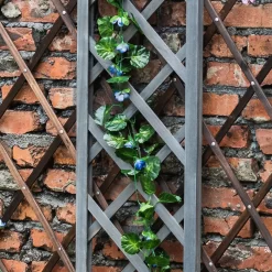 1.8m X 30cm Wooden Trellis Panel - Grey -Garden Tool Store 12885321 3515013038650902