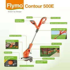 Flymo Contour Electric Grass Trimmer - 25cm 15 Flymo Contour Electric Grass Trimmer - 25cm -Garden Tool Store 12885912 1174856528981016