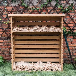 Wooden Log Store -Garden Tool Store 12885936 1335013038835039