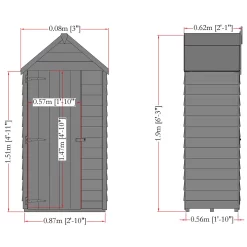 Shire Tool Store Overlap - 3x2ft 12 Shire Tool Store Overlap - 3x2ft -Garden Tool Store 12887191 6384851580684872