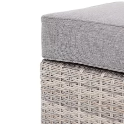 Florence Grey Rattan Effect Garden Corner Sofa Set -Garden Tool Store 12887809 2044843689799947