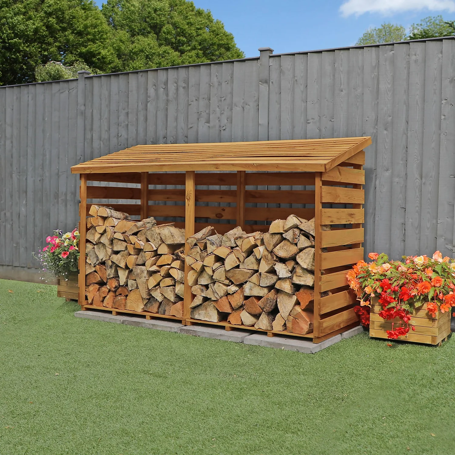 Mercia (Installation Included) Double Log Store 3 Mercia (Installation Included) Double Log Store - Image 3