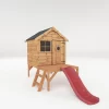 Mercia 7 X 9'4ft Snug Wooden Playhouse Tower And Slide