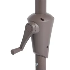 None 2.1m Crank & Tilt Parasol Natural - Dia. 38mm -Garden Tool Store 12888558 2064843673563581