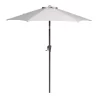 None 2.1m Crank & Tilt Parasol Natural - Dia. 38mm