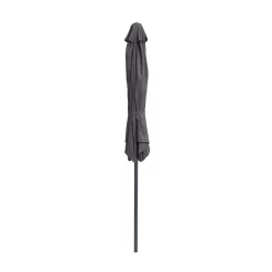 None 2.7m Crank & Tilt Parasol Dark Grey - Dia. 38mm -Garden Tool Store 12888563 1624843674646143