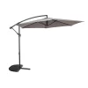 None 3m Overhanging Parasol - Light Grey