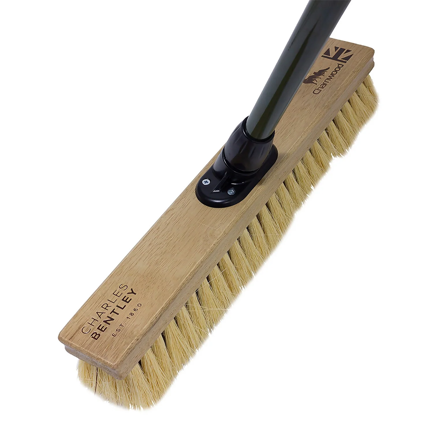 Charles Bentley Charnwood Dual Fill Wooden Broom - 450mm 3 Charles Bentley Charnwood Dual Fill Wooden Broom - 450mm - Image 3