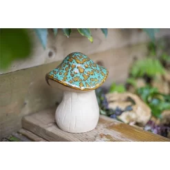 Ceramic Mushroom Garden Ornament - Medium 13 Ceramic Mushroom Garden Ornament - Medium -Garden Tool Store 12890925 1064843660781916