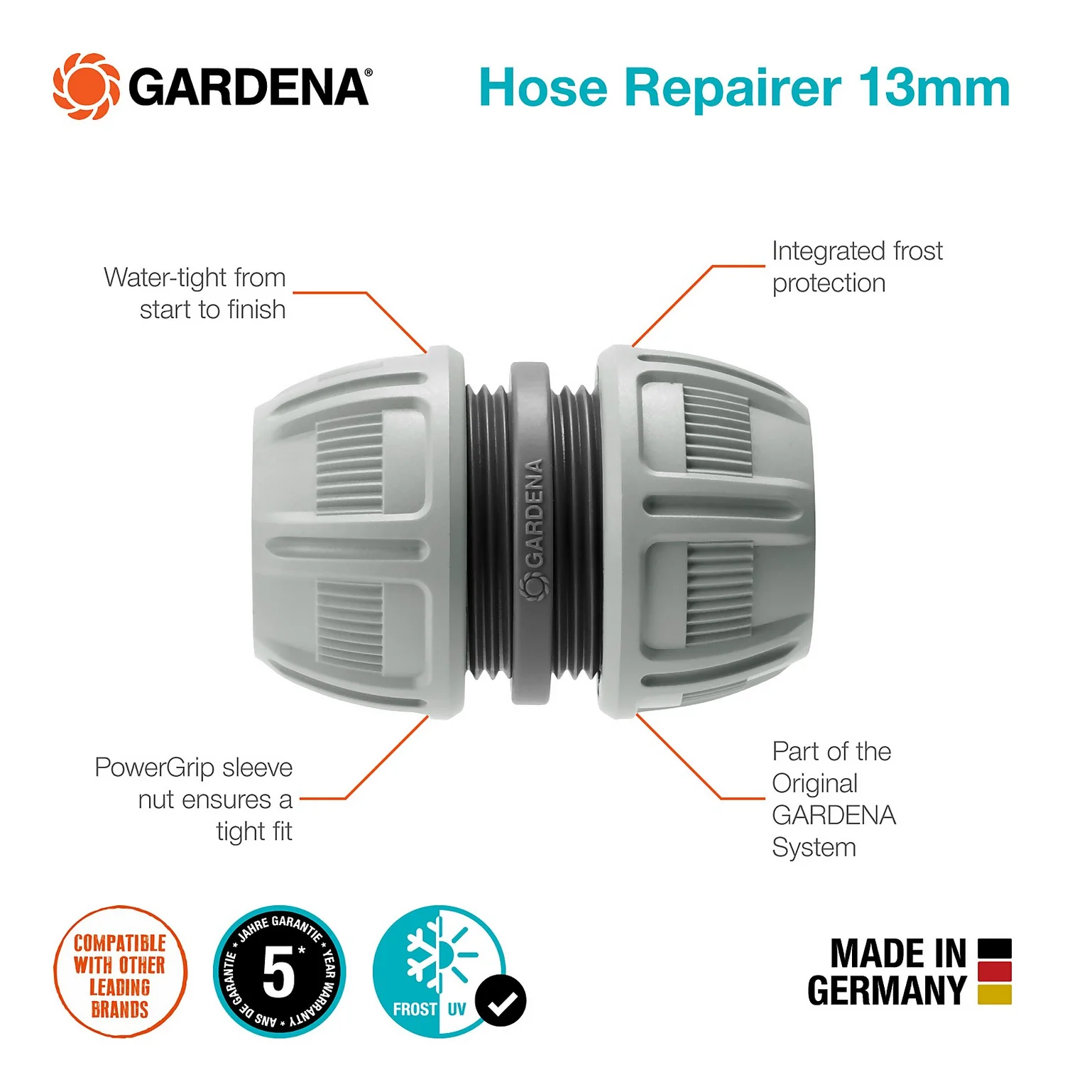 GARDENA Hose Repairer13 Mm (1/2") 15 Mm (5/8") 3 GARDENA Hose Repairer13 Mm (1/2") 15 Mm (5/8") - Image 3