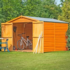 Shire 10 X 8ft Shed Overlap Double Door - No Windows 12 Shire 10 X 8ft Shed Overlap Double Door - No Windows -Garden Tool Store 13082801 7224862497245486