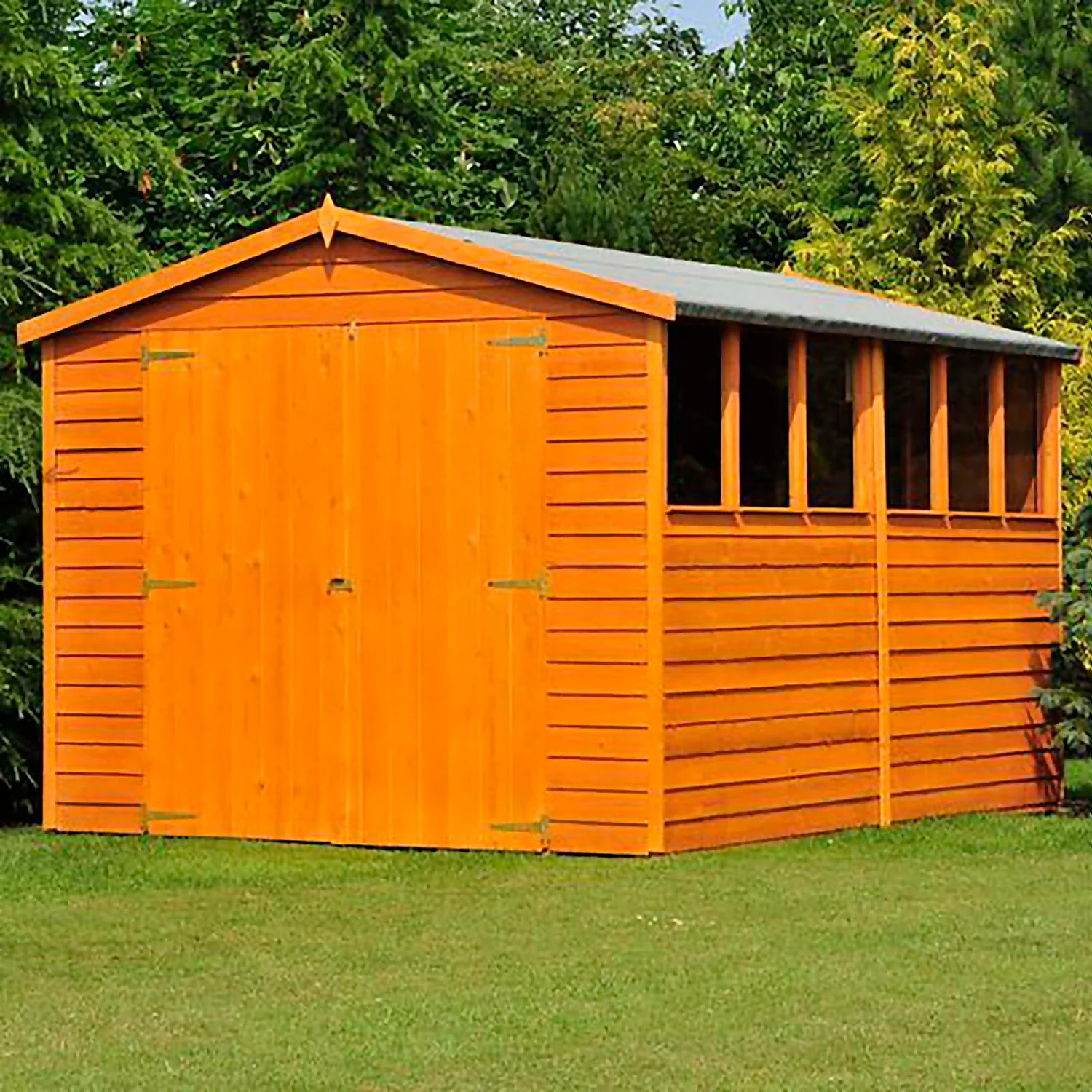 Shire 12 X 8ft Shed Overlap Double Door 3 Shire 12 X 8ft Shed Overlap Double Door - Image 3