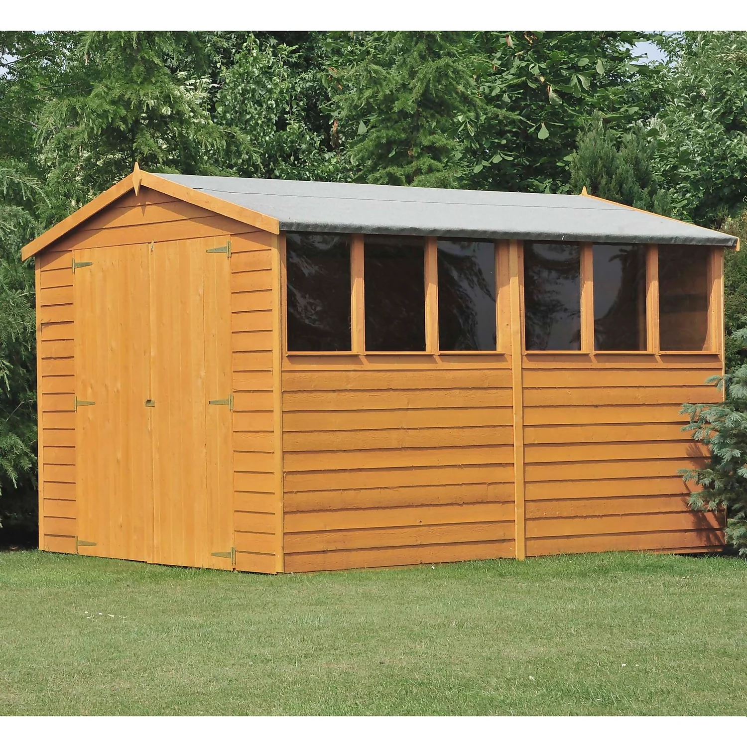 Shire 12 X 8ft Shed Overlap Double Door 2 Shire 12 X 8ft Shed Overlap Double Door - Image 2