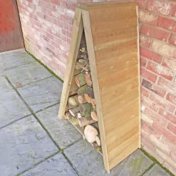 Shire Small Triangular Log Store Tongue And Groove 8 Shire Small Triangular Log Store Tongue And Groove -Garden Tool Store 13082825 1854862456418942