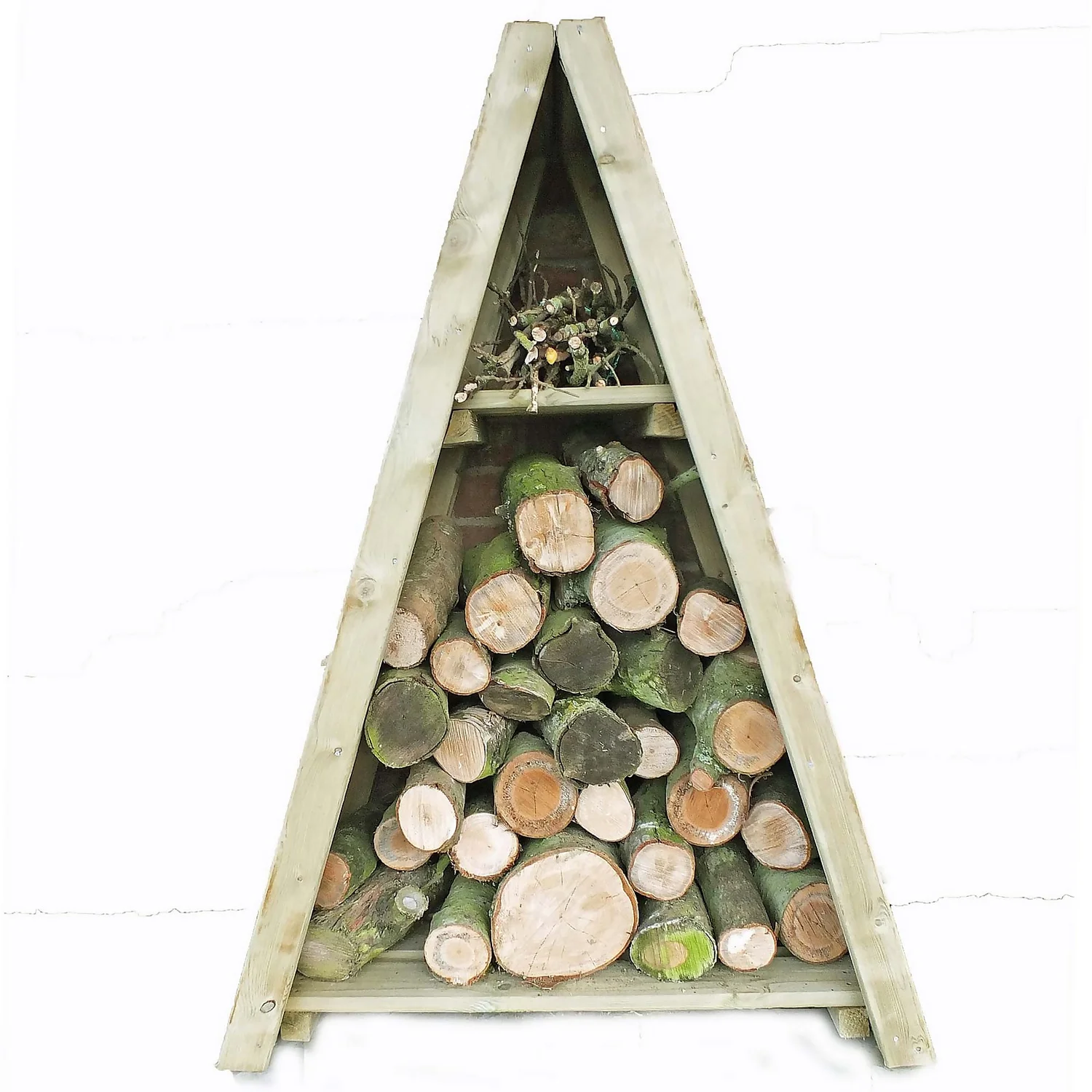 Shire Small Triangular Log Store Tongue And Groove 1 Shire Small Triangular Log Store Tongue And Groove