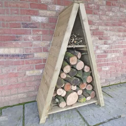 Shire Small Triangular Log Store Tongue And Groove 9 Shire Small Triangular Log Store Tongue And Groove -Garden Tool Store 13082825 2124862456482833