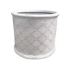 Mayfair Antique White Cylinder Plant Pot - 23cm