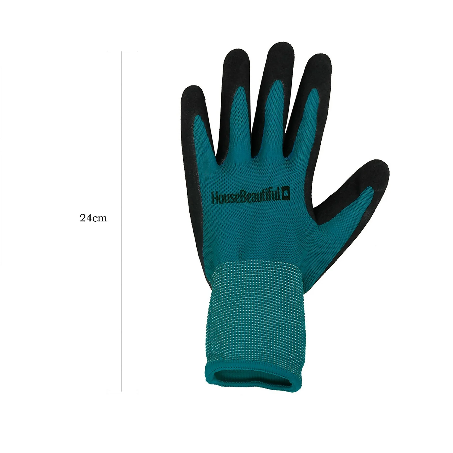 House Beautiful Garden Gloves - Teal 2 House Beautiful Garden Gloves - Teal - Image 2