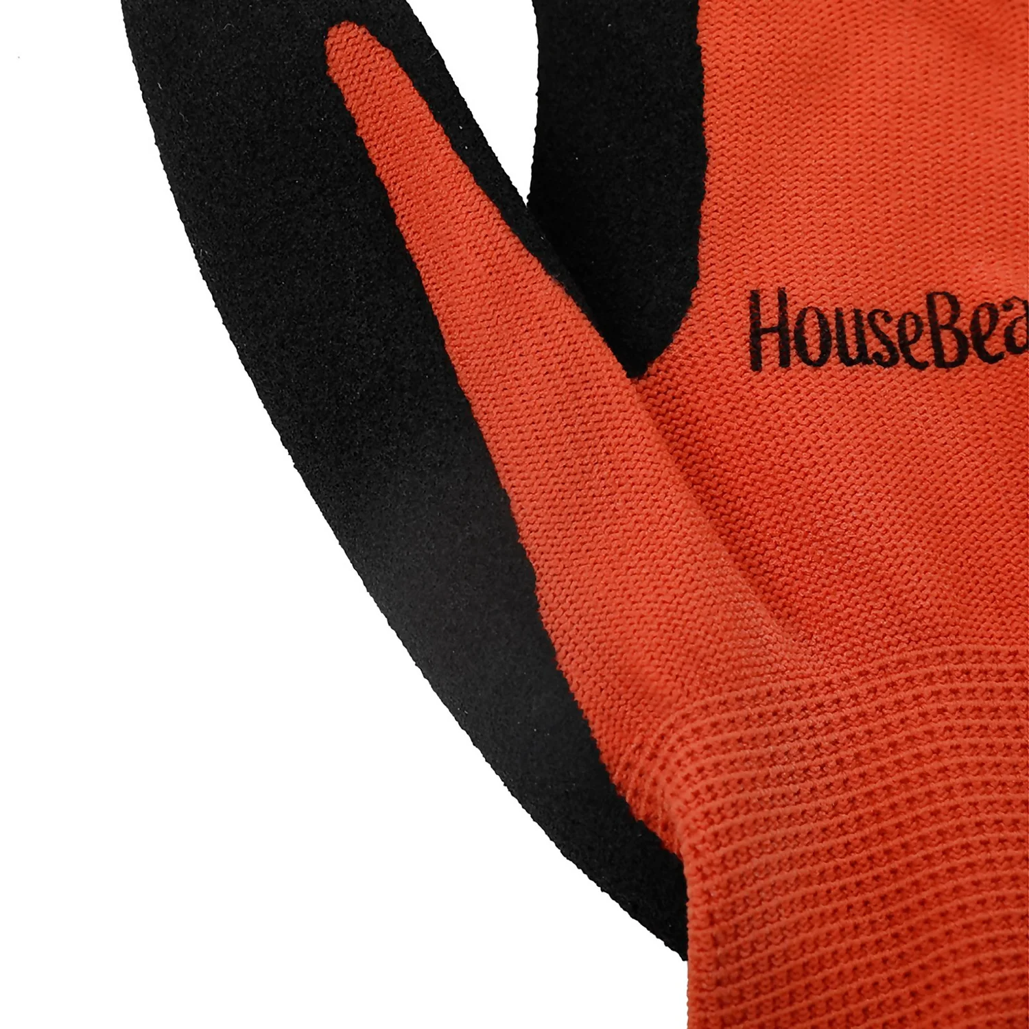 House Beautiful Gardening Gloves - Orange & Black 3 House Beautiful Gardening Gloves - Orange & Black - Image 3