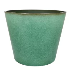 Glazed Finish Green Planter - 50cm