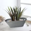 Ribbed Trough Planter Mix - 40cm
