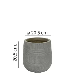 Liam Round Stripe Planter - Small 9 Liam Round Stripe Planter - Small -Garden Tool Store 13222484 9844934510745081