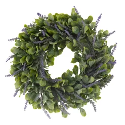 Artificial Lavender Whirl Wreath