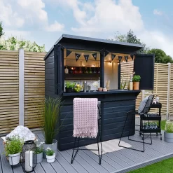 Forest Dip Treated Shiplap Pent Wooden Garden Bar 6 X 3ft 12 Forest Dip Treated Shiplap Pent Wooden Garden Bar 6 X 3ft -Garden Tool Store 13281744 1204903941217341