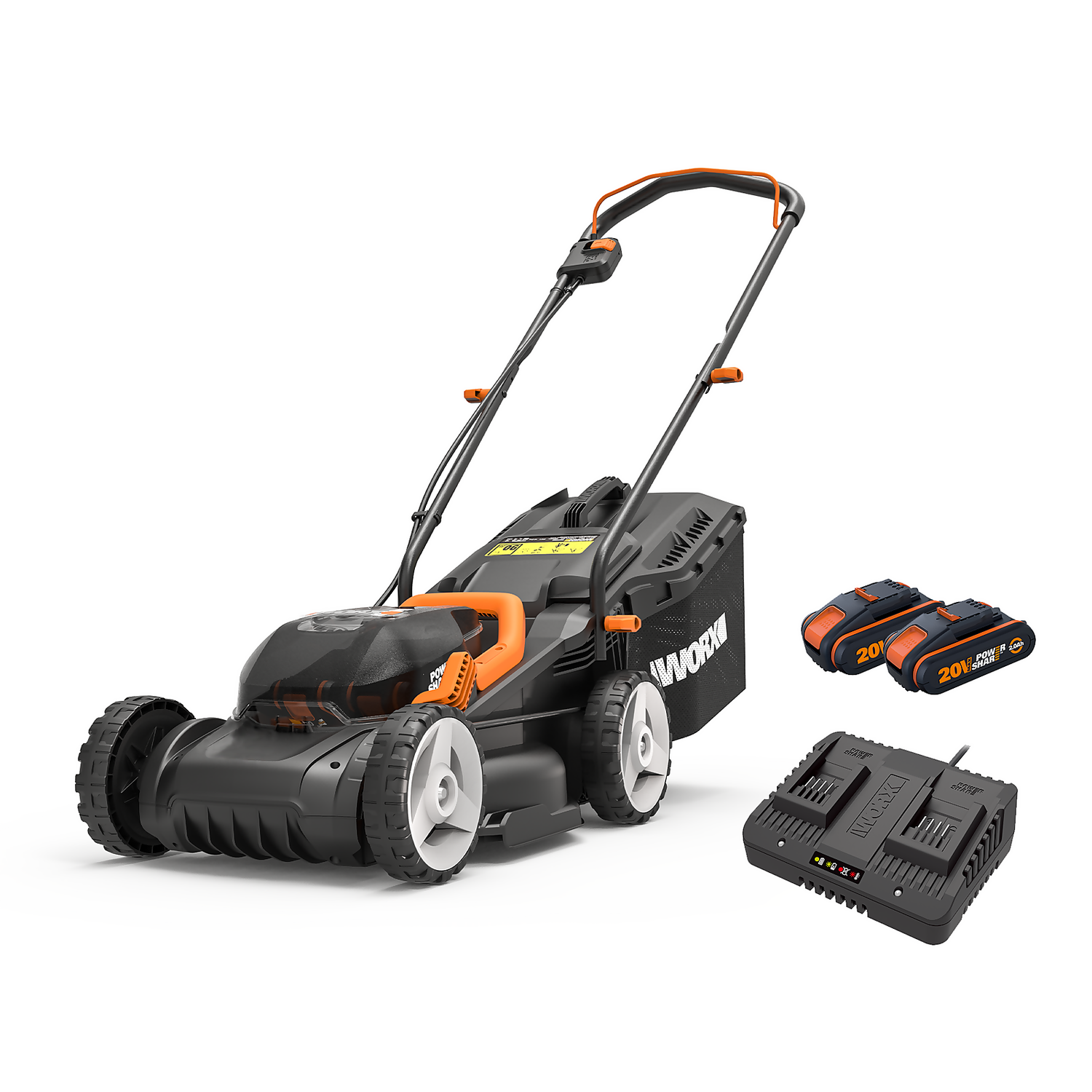 Worx 40V WG779E.2 Cordless Lawn Mower - 34cm 1 Worx 40V WG779E.2 Cordless Lawn Mower - 34cm