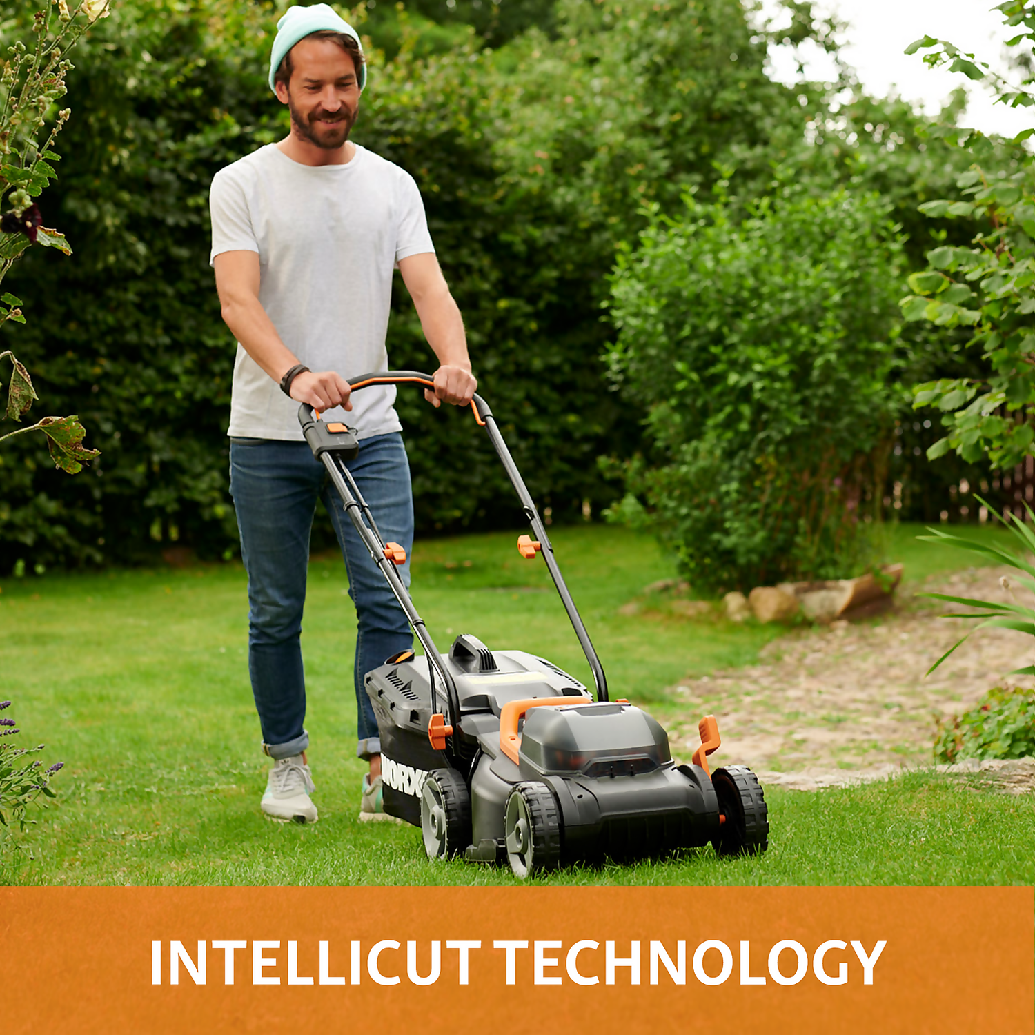 Worx 40V WG779E.2 Cordless Lawn Mower - 34cm 5 Worx 40V WG779E.2 Cordless Lawn Mower - 34cm - Image 5