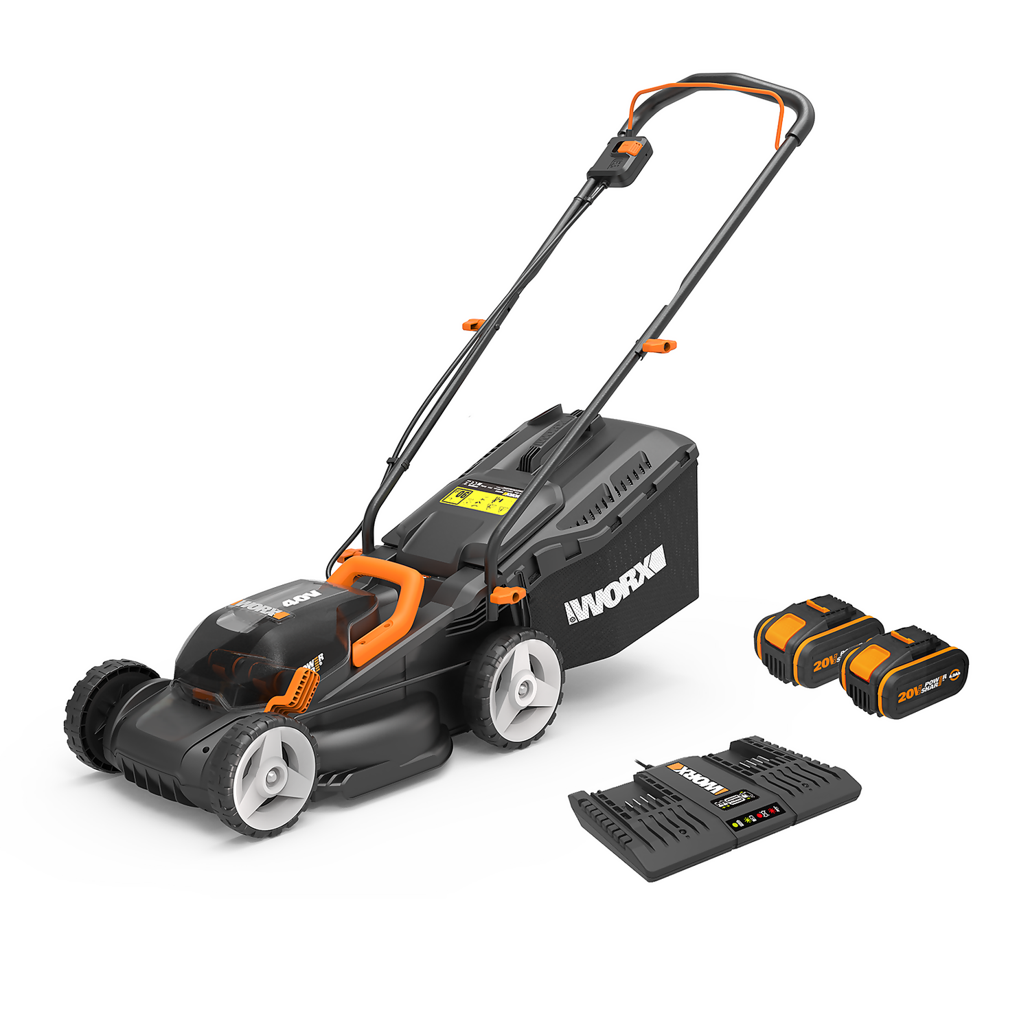 WORX 40V WG779E.1 Cordless Lawn Mower - 34cm 1 WORX 40V WG779E.1 Cordless Lawn Mower - 34cm