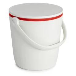 Keter GoBar Outdoor Ice Cooler Table Garden Furniture - Red / White -Garden Tool Store 13412934 2144910901616836